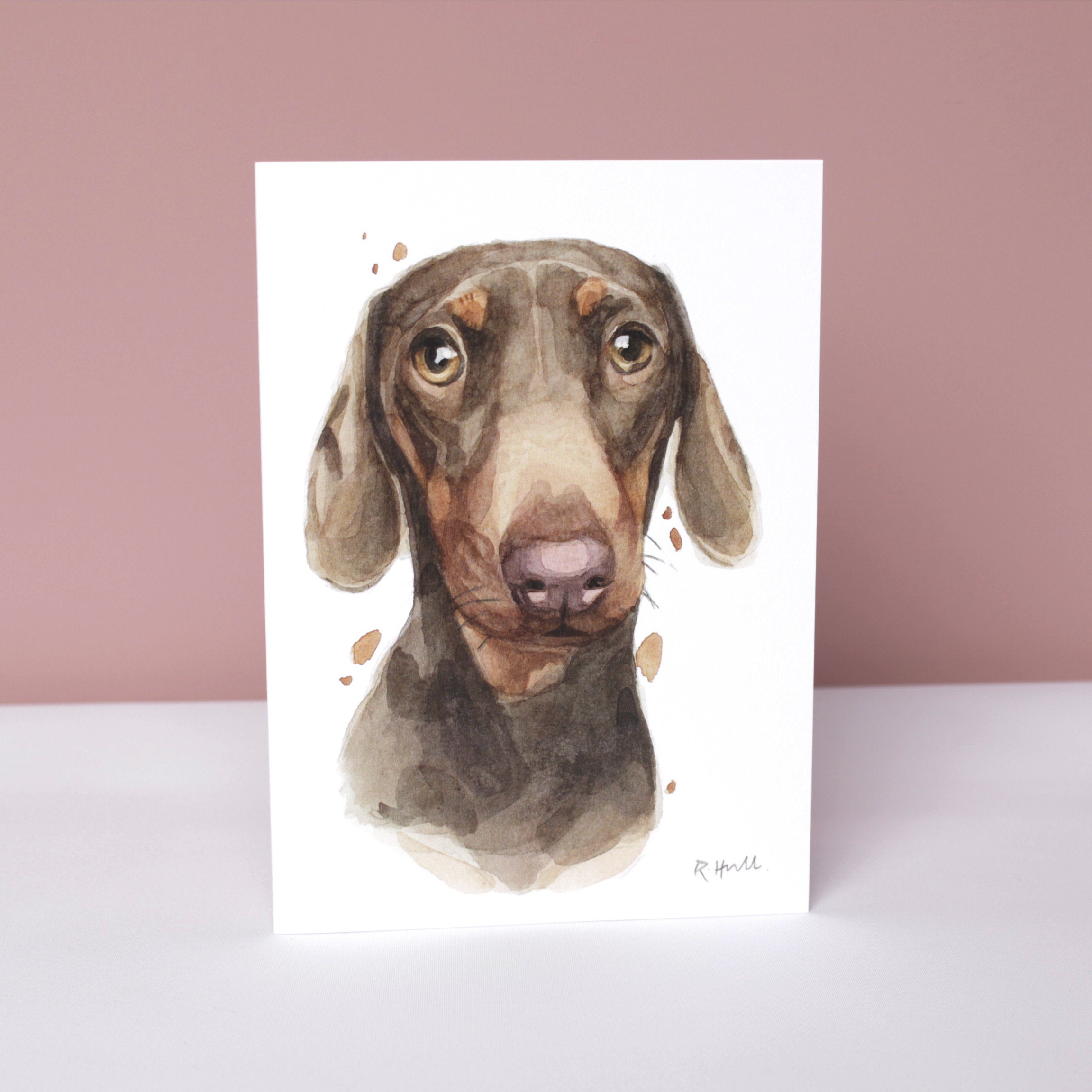 Dachshund All Occasion Card, Cute Sausage Dog Doxie Greeting Cards