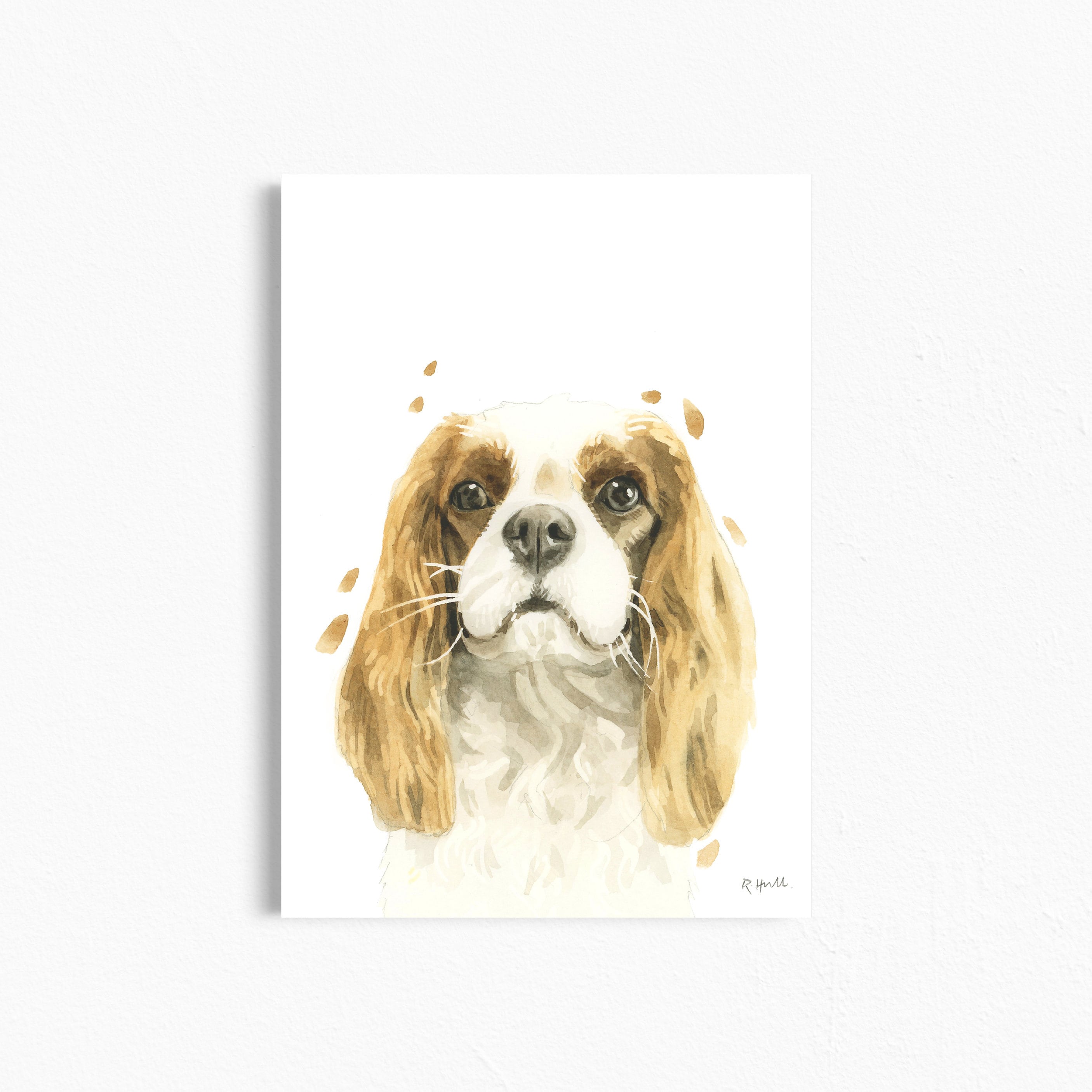 Cavalier King Charles Spaniel A4/Letter Print Gifts for Child's Nursery & Dog Lovers