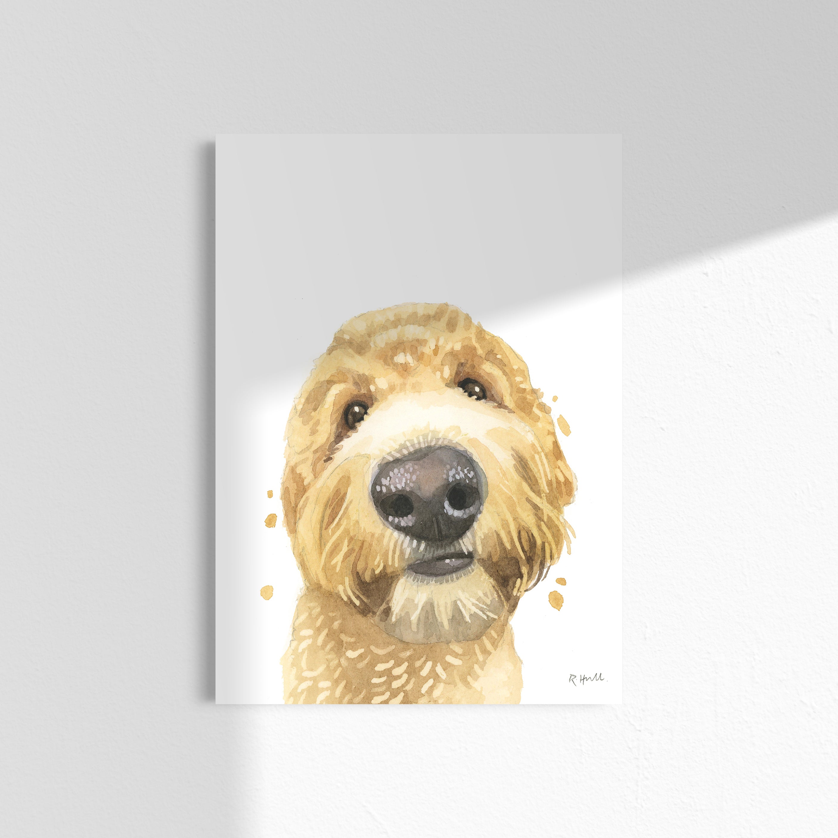 Golden Doodle A4/Letter Print Gifts for Child's Nursery & Dog Lovers