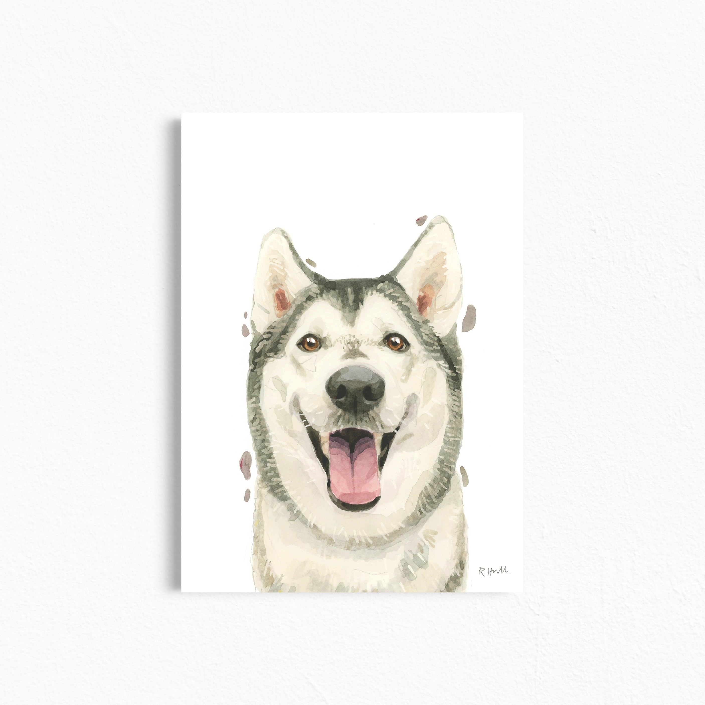 Buy Siberian Husky Dog Breed Smiling Puppy Animal Pet Hound Online in India   Etsy