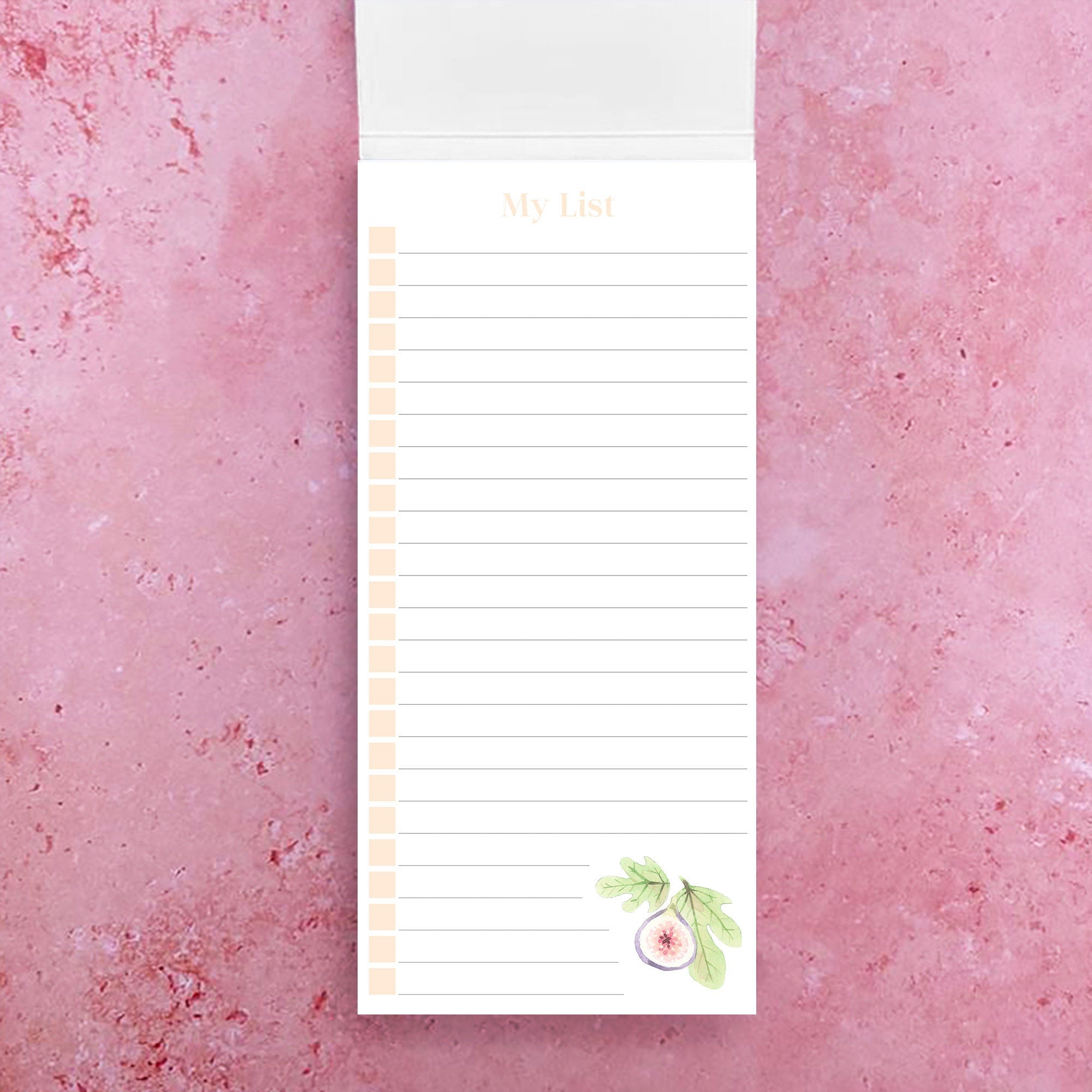 Fruit and Flowers Magnetic List Pad