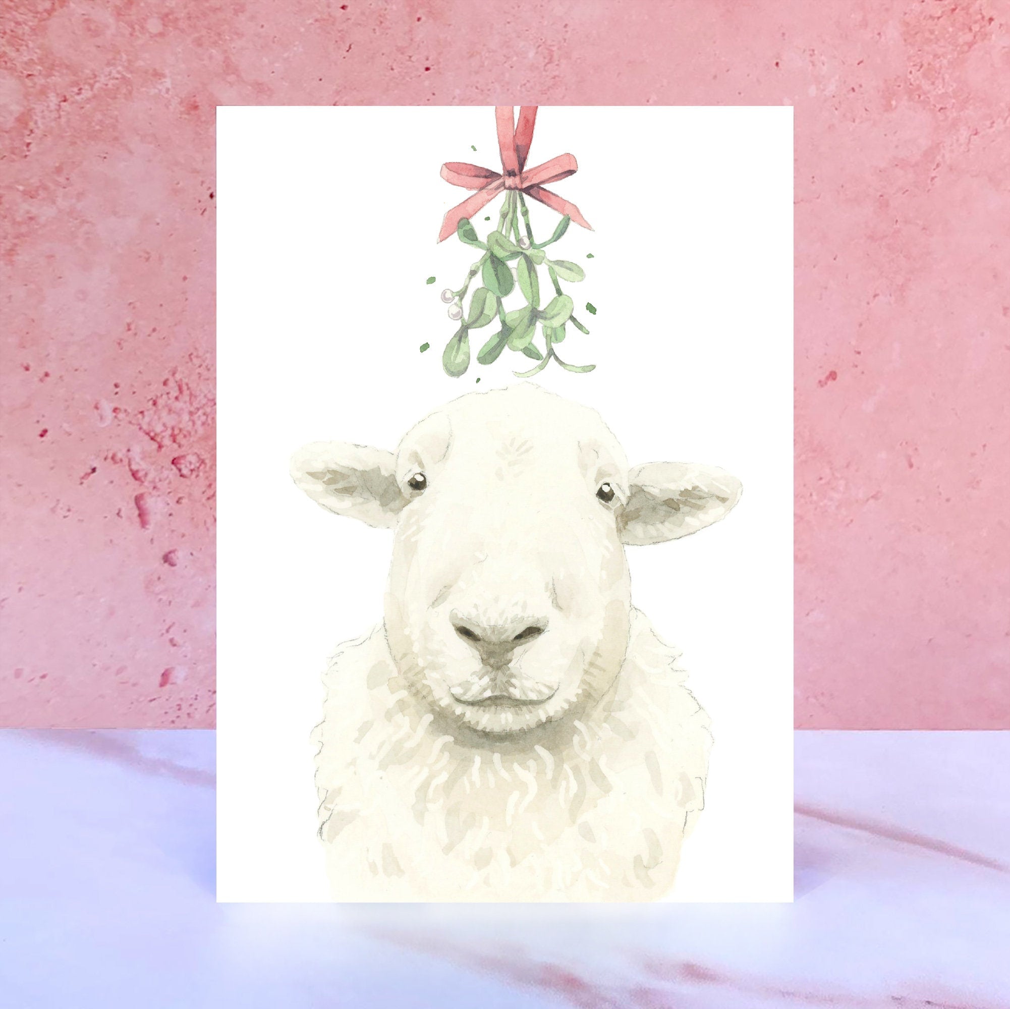 Sheep Christmas Card